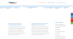 Desktop Screenshot of matratzenblog.de